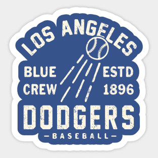 Dodgers Retro 1 by Buck Tee Sticker